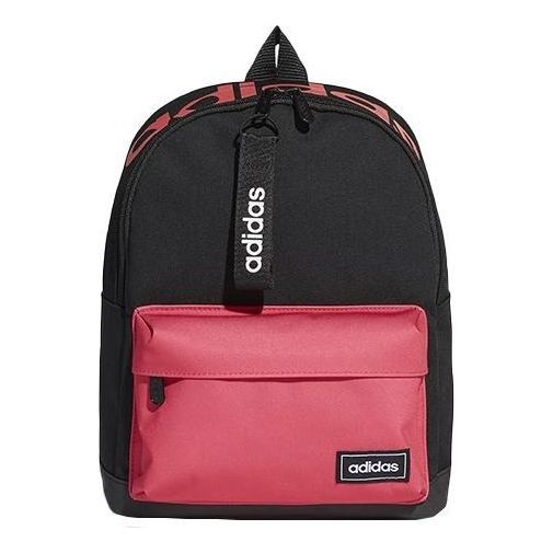 adidas Neo Small Backpack 'Black Red' GQ5992