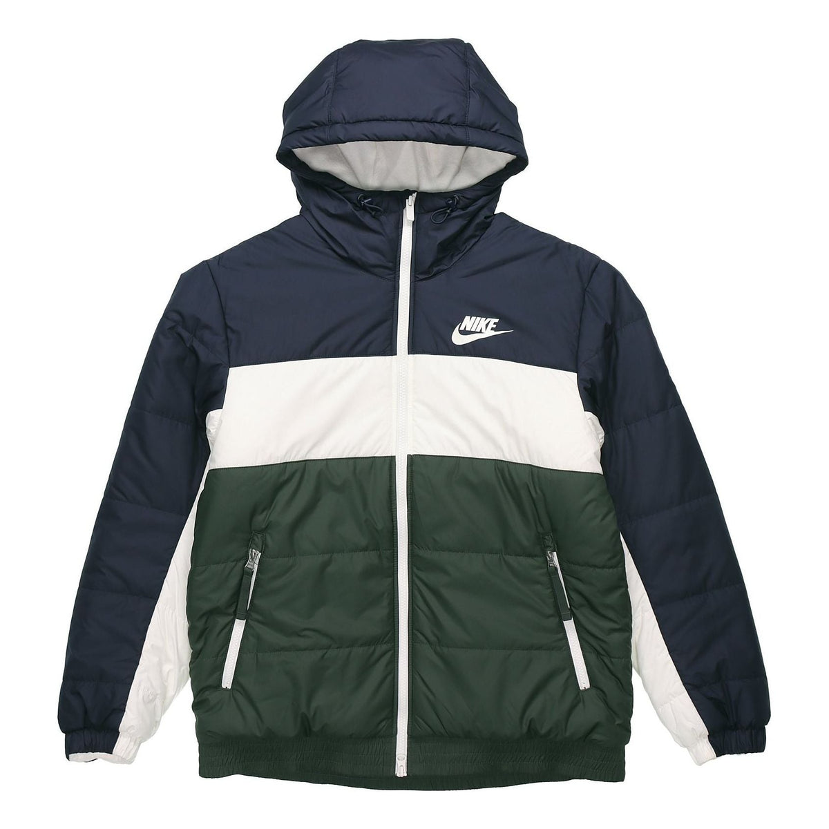 Nike Sportswear Zipper Cardigan Woven Jacket Silver Green Silvergreen BV4684-451