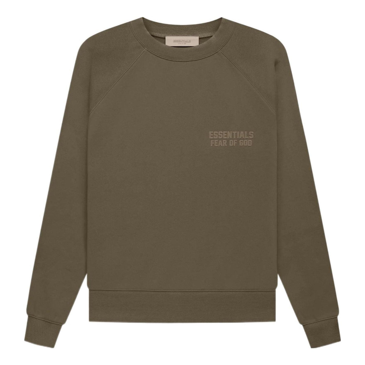 Fear of God Essentials FW22 Crewneck 'Wood' FOG-FW22-407