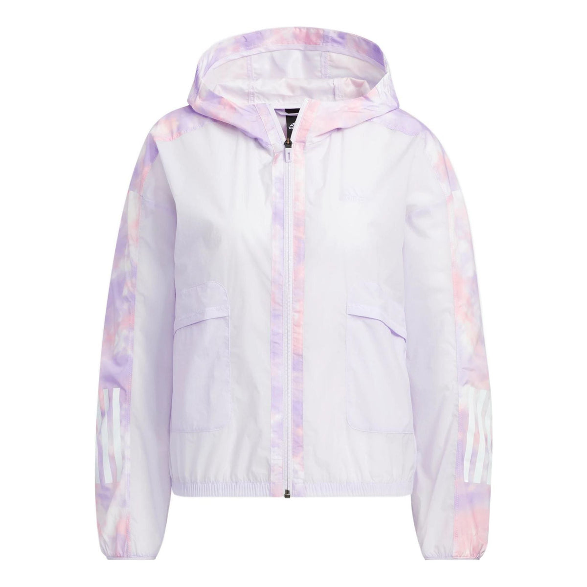 (WMNS) adidas Met Aop Windbreaker Asia Sizing 'Purple' HI6827