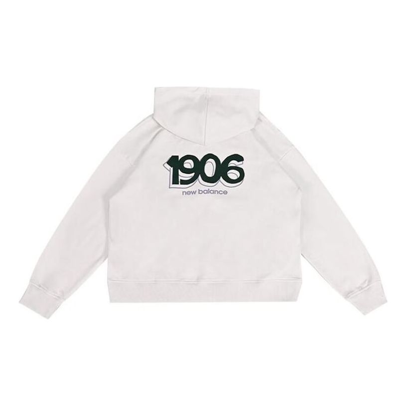 (WMNS) New Balance NBX Urban Remix Knit Full Zipper Hoodie Asia Sizing 'Light Cream' AWJ33309-CIC