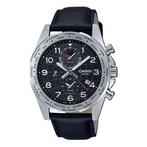 CASIO Analog 'Black' MTP-W500L-1A