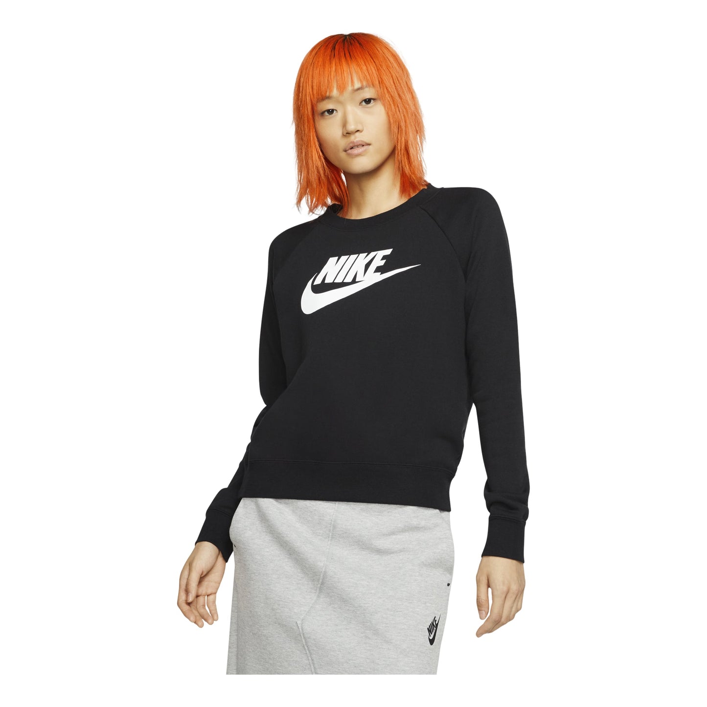 (WMNS) Nike Sportswear Knit Round Neck Black BV4113-010