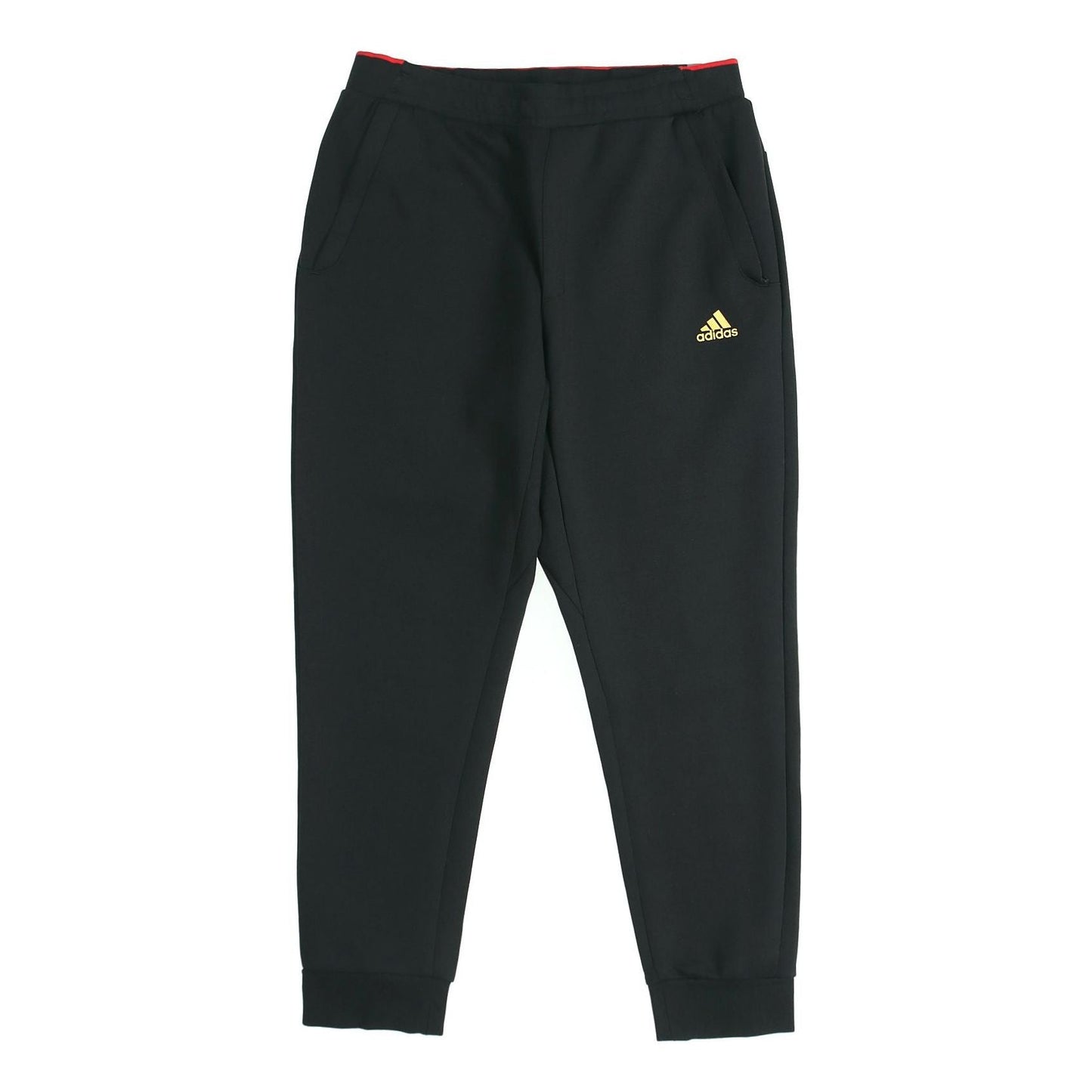 adidas CNY Pt limited Metallic Detail Elastic Waistband Sports Pants Black FM9274