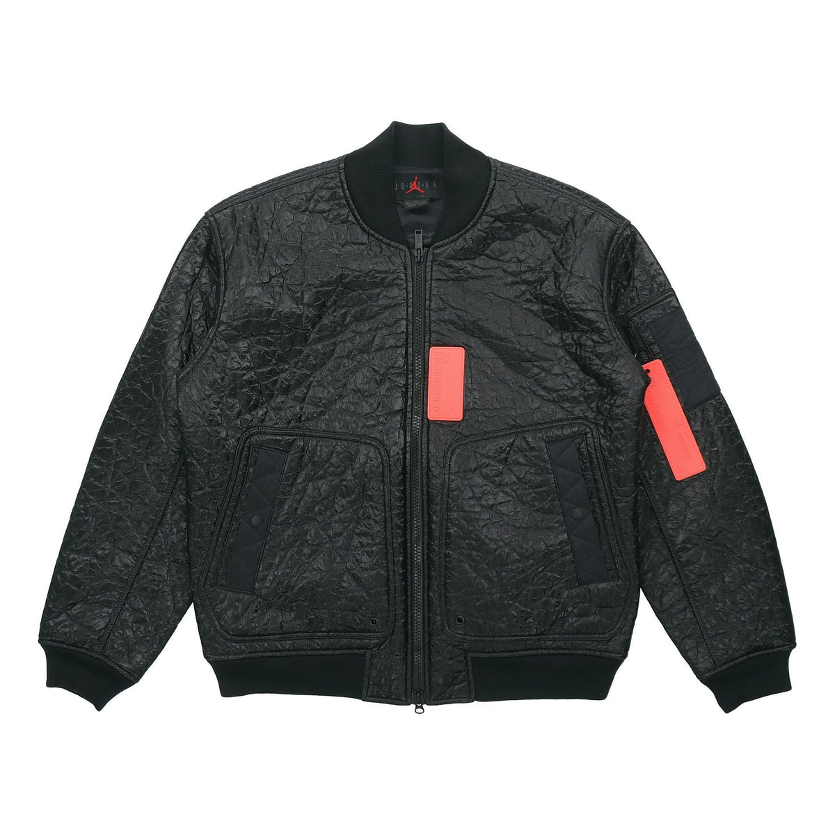 Air Jordan 23 Engineered MA-1 Men's Basketball Embroidered LOGO Baseball Jacket Black CD5713-010
