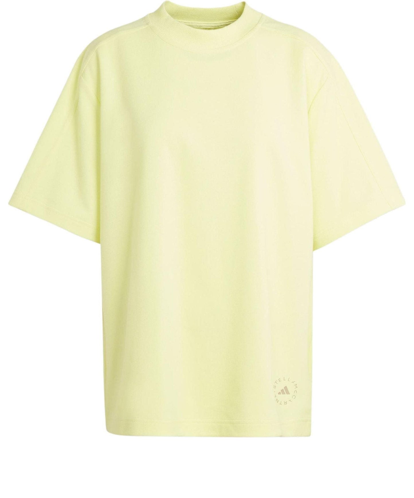 (WMNS) adidas by Stella McCartney Logo T-shirt Asia Sizing 'Yellow' IT8288