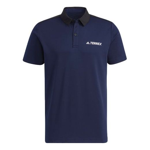 adidas Bao Casual Sports Short Sleeve polo Navy Blue GN7610