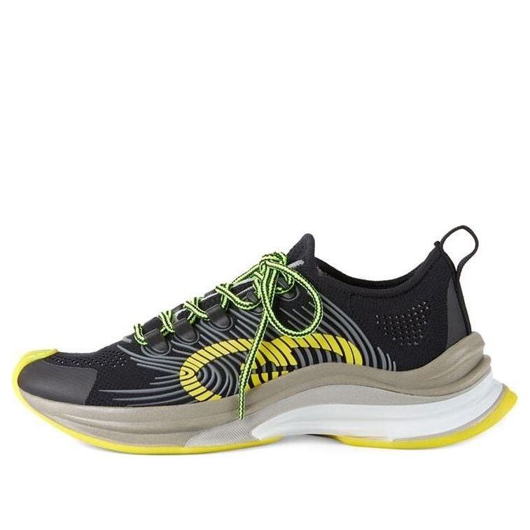 (WMNS) Gucci Run sneaker 'Black Yellow Beige' 680939-USM10-8480