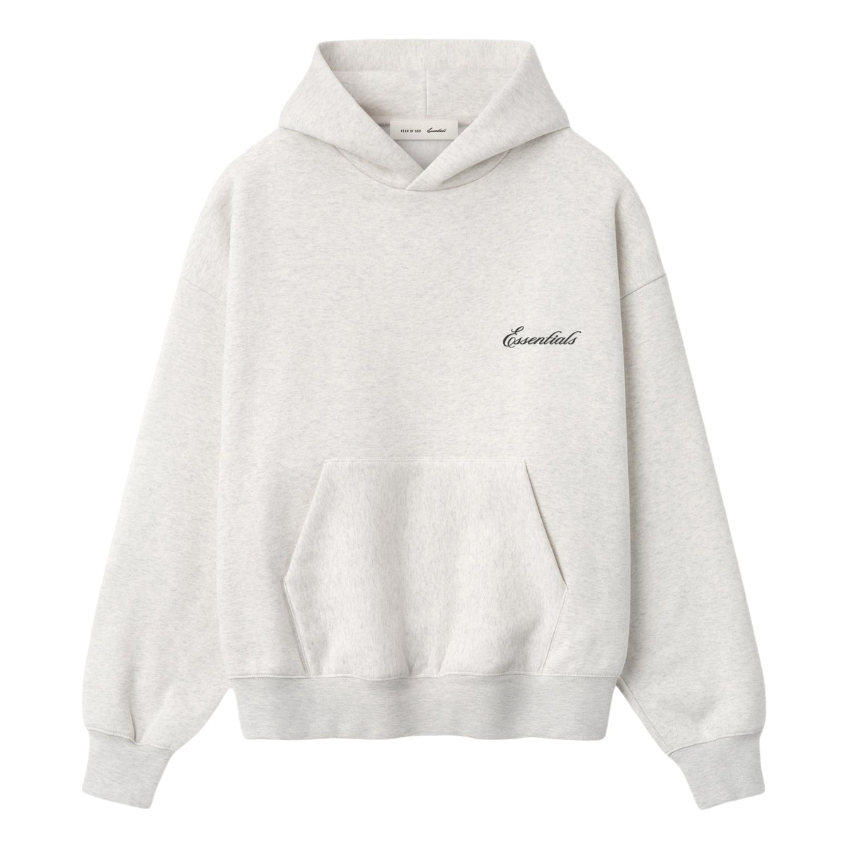 Fear of God Essentials Signature Classic Hoodie 'Oatmeal Heather' 192AS264731F