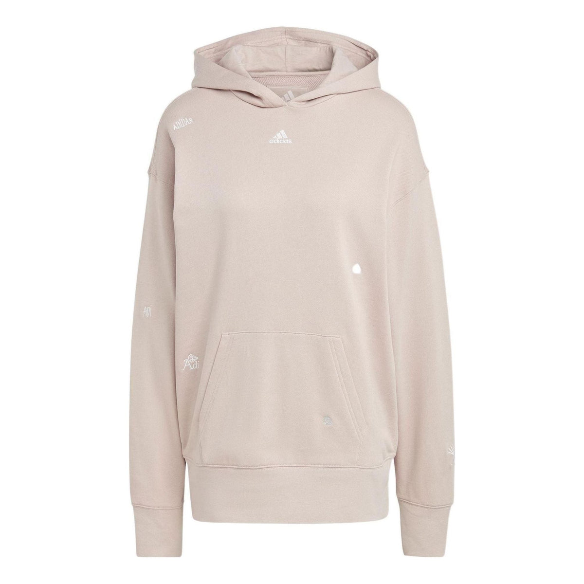 (WMNS) adidas Relaxed Hoodie Asia Sizing 'Beige' IC8684