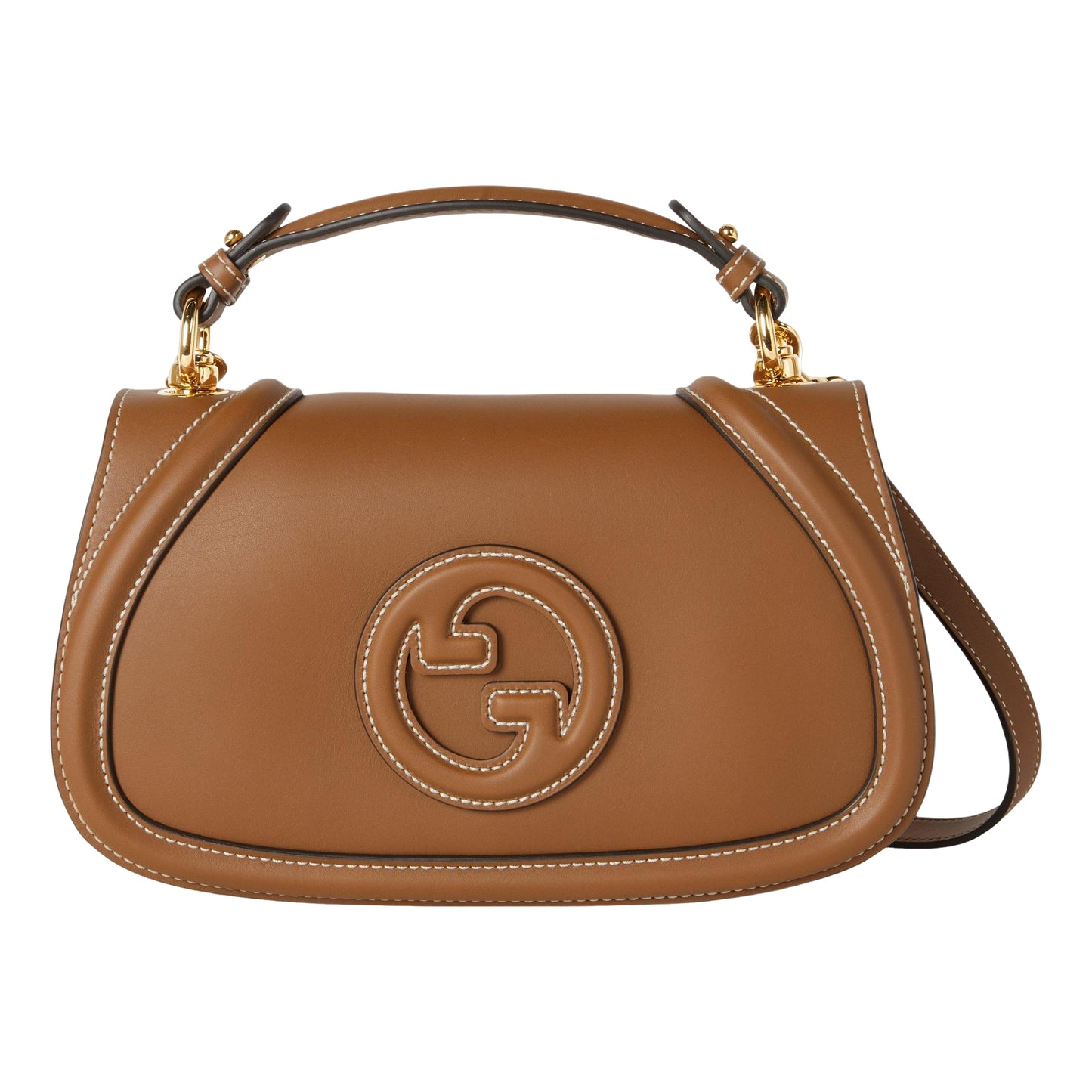 (WMNS) Gucci Blondie Medium Top Handle Bag 'Brown' 815714-AAEC2-2718
