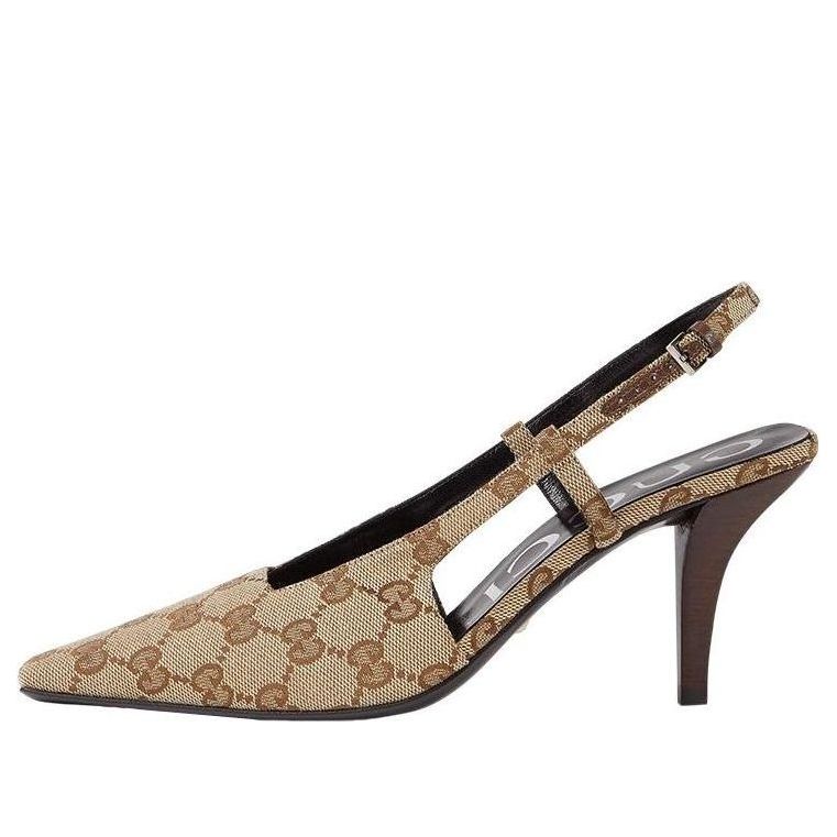 (WMNS) Gucci GG slingback pump 'Beige' 675420-KY980-9763