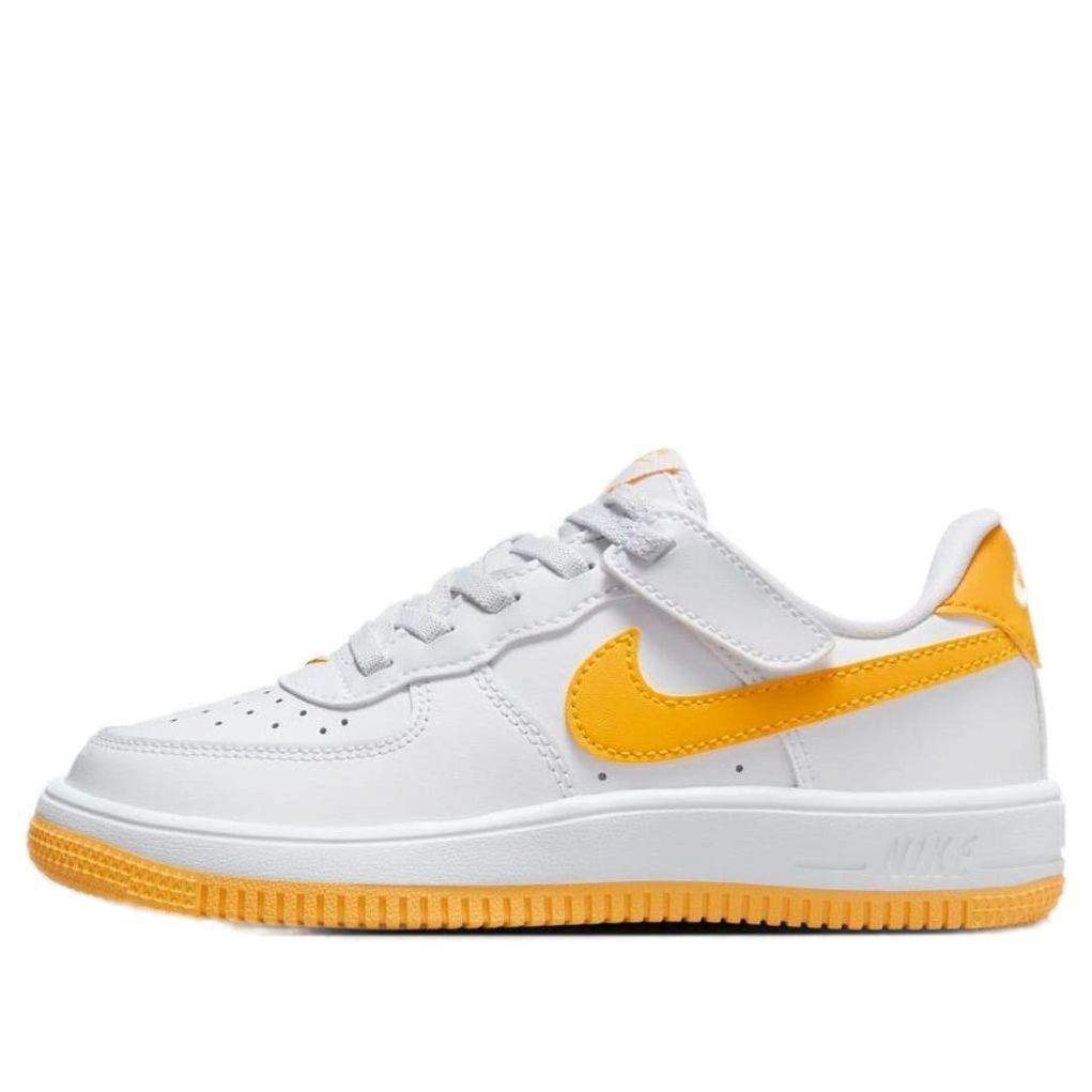 (PS) Nike Force 1 Low EasyOn 'White University Gold' FN0237-109