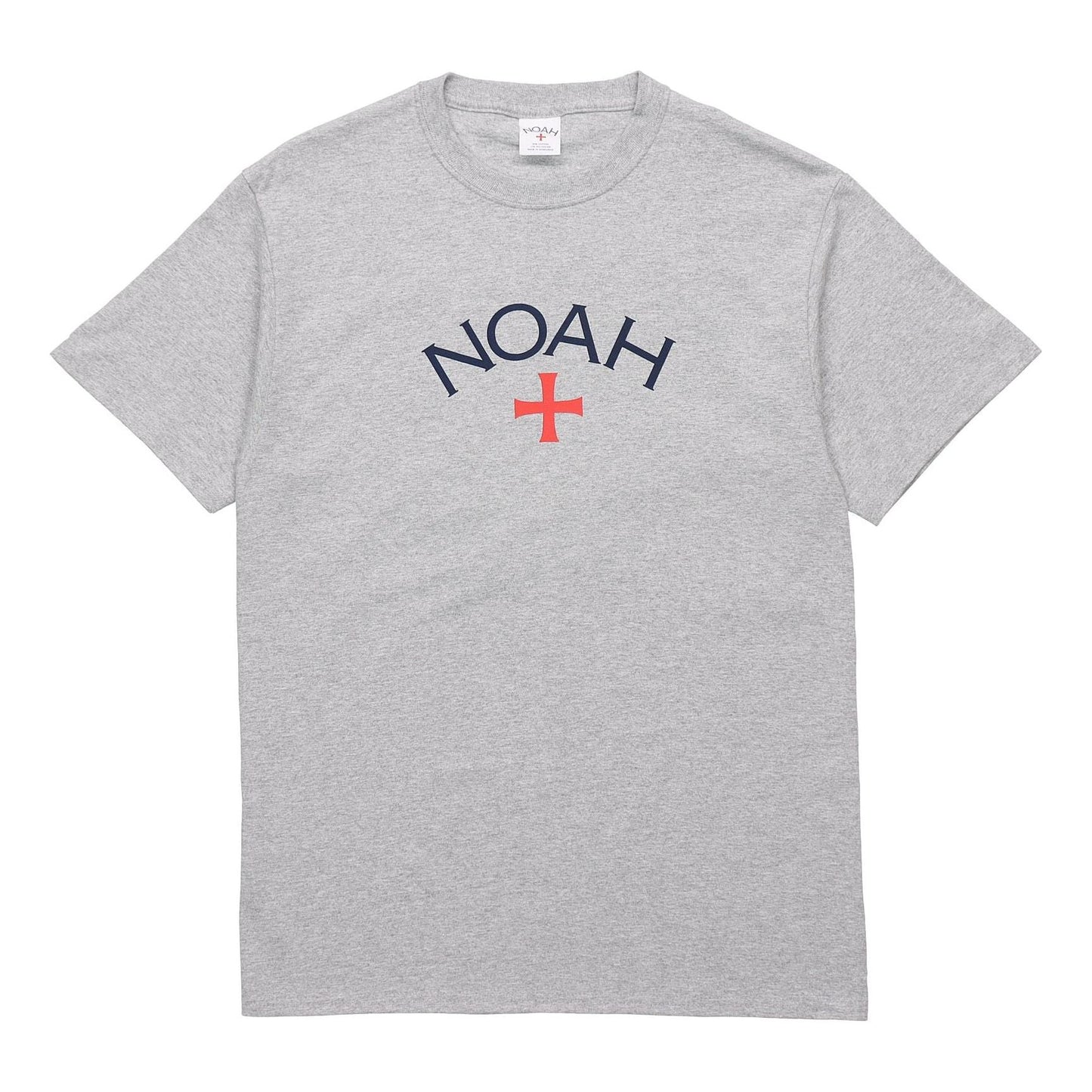 NOAH NYC Logo Tee Grey Short Sleeve Unisex Gray NOAH-SS18-004