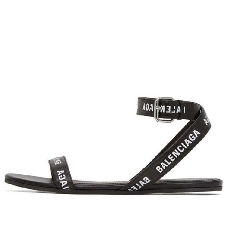 (WMNS) Balenciaga Sports sandals 'Black White' 630038WBAE11090