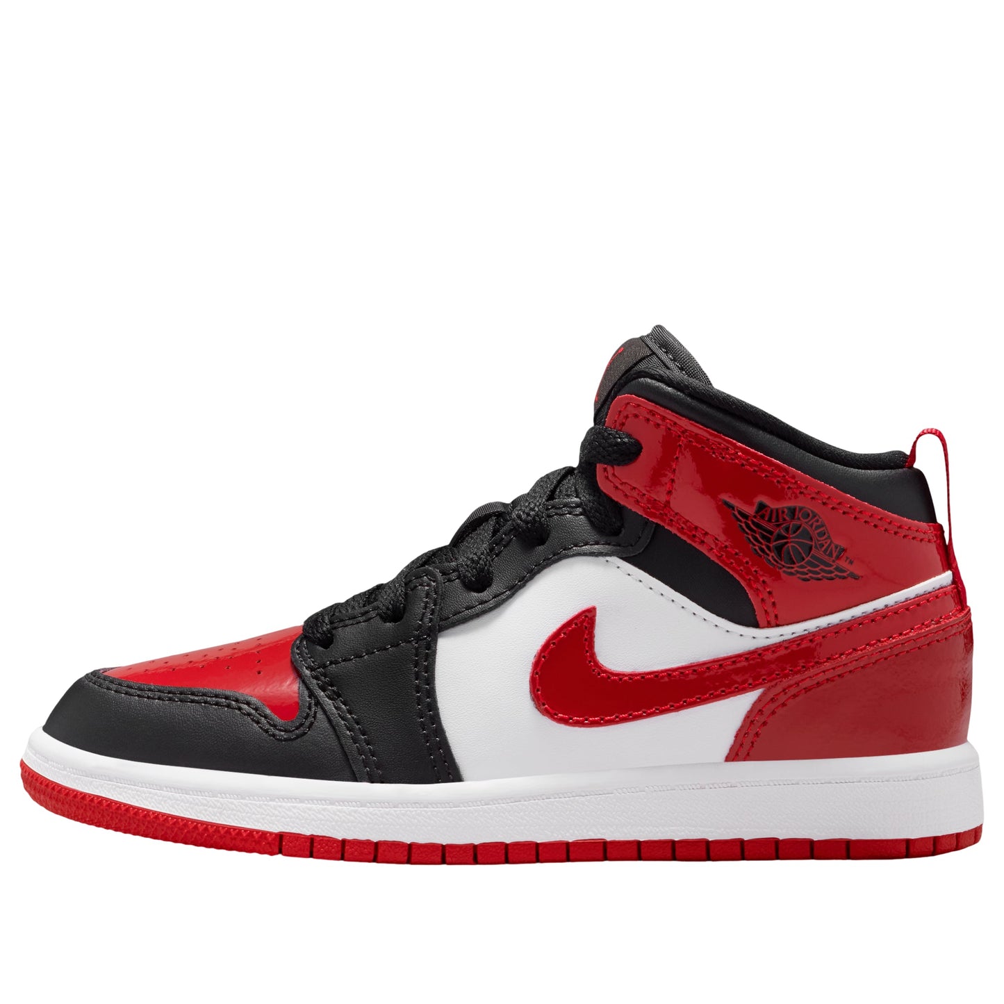 (PS) Air Jordan 1 Mid SE 'Patent Bred Toe' HV4444-006