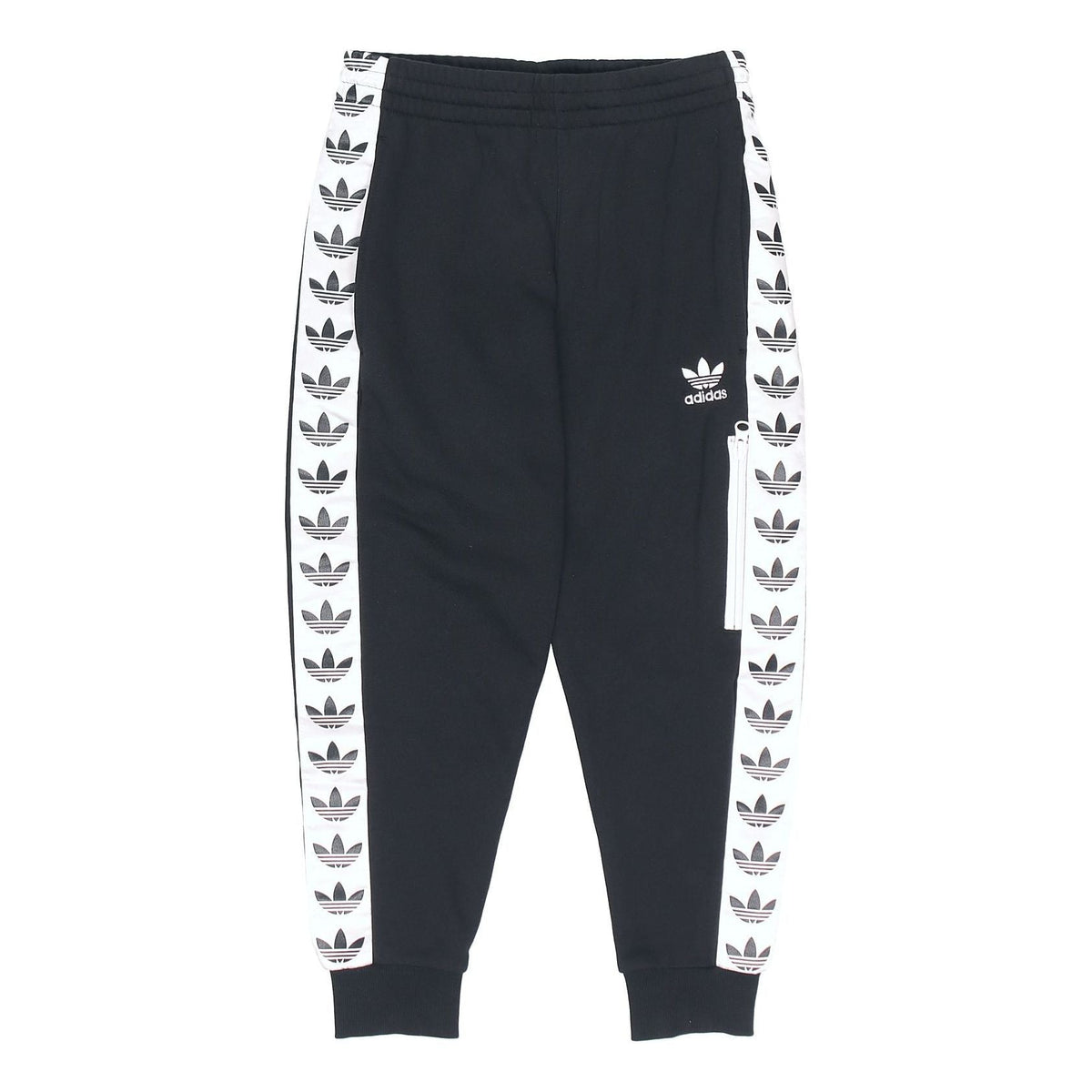 Men's adidas originals logo Sports Pants/Trousers/Joggers Black DX4228