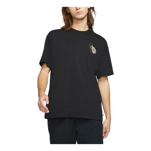 Nike SB Skateboard Round Neck Pullover Short Sleeve Black DD1307-010