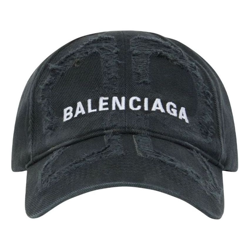 (WMNS) Balenciaga Laser Destroyed BB Cap 'Black White' 719282410B21077