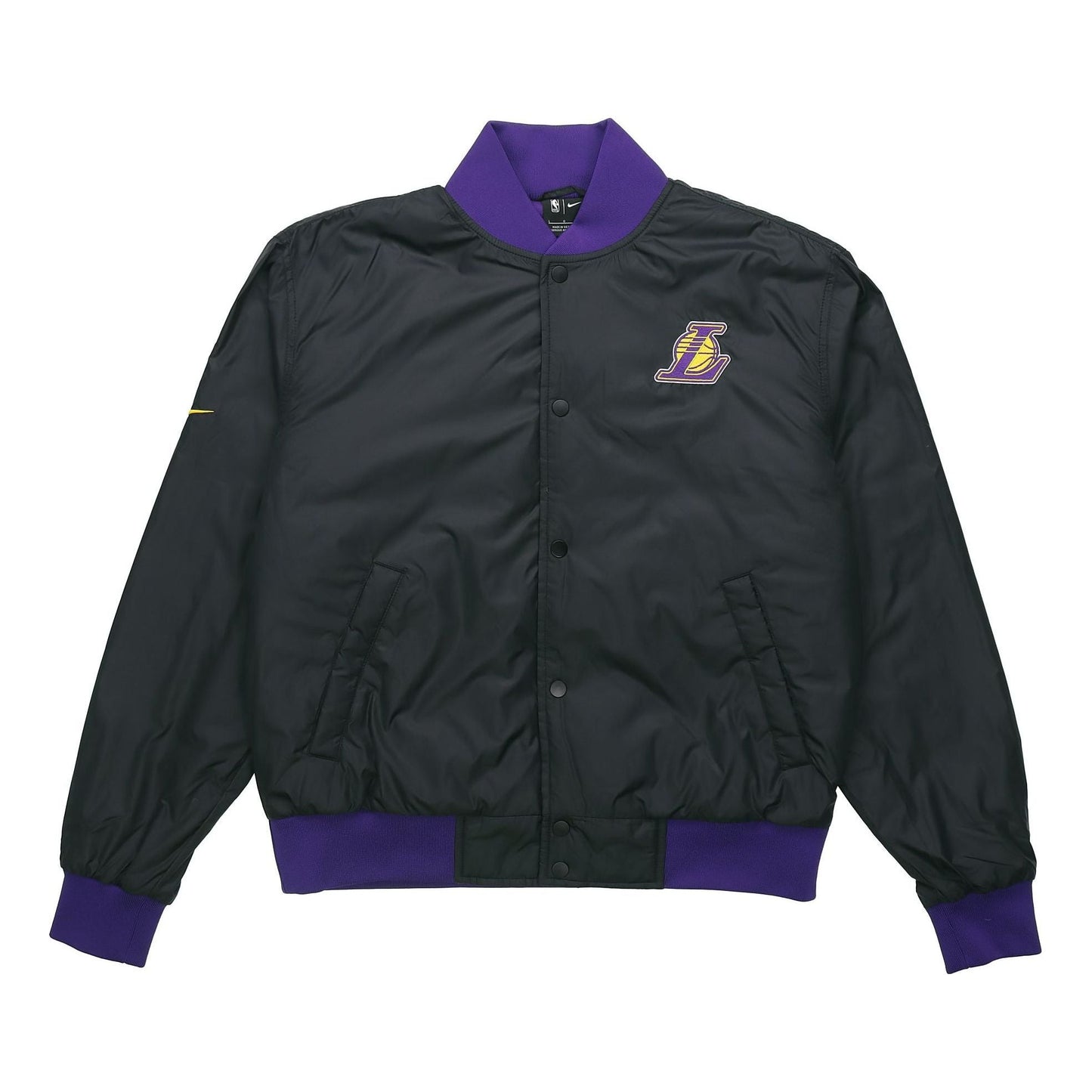 Nike NBA Los Angeles Lakers Basketball Sports Logo Jacket Purple DB4787-010