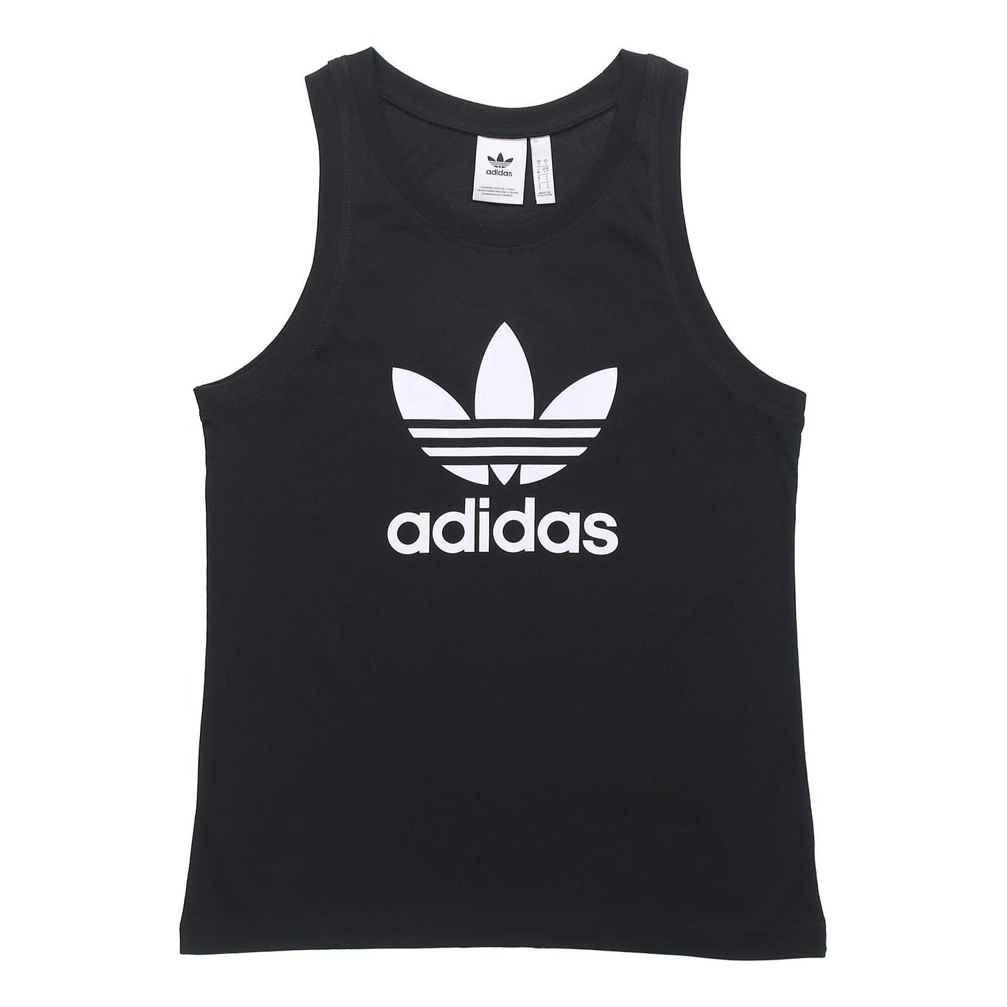adidas originals Men's Trefoil logo Vest Black DV1509