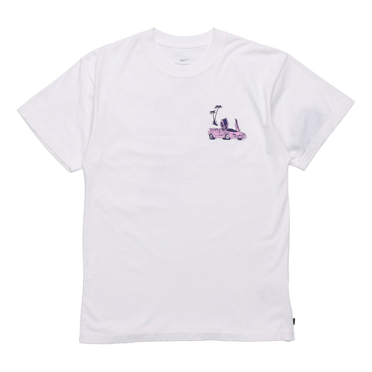 Nike Printing Skateboard Short Sleeve White CW1479-100