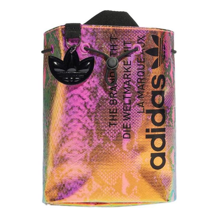 (WMNS) adidas Originals Backpack Mini 'Purple Yellow' HD7043