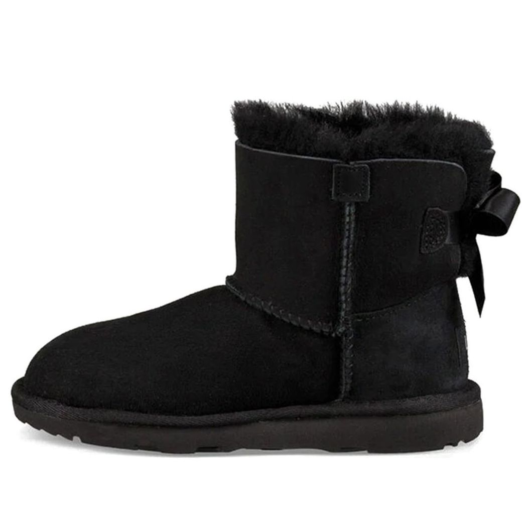 UGG Mini Bailey Bow II Snow Boots Big Boys Black 1017397K-BLK