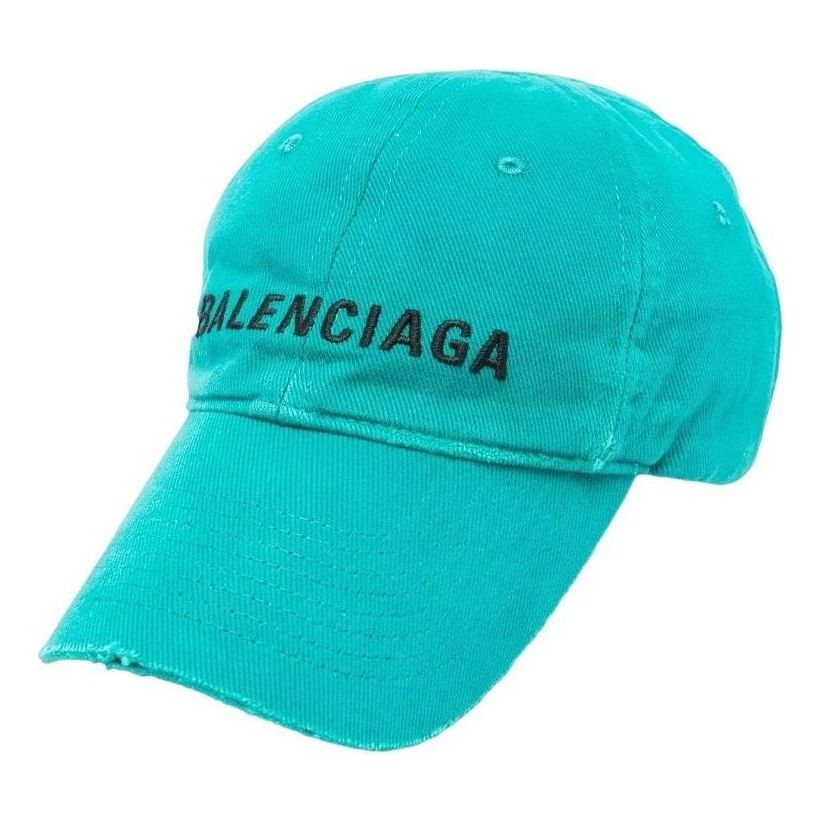 Balenciaga Logo Front Cap 'Petrol Blue' 673319410B20360