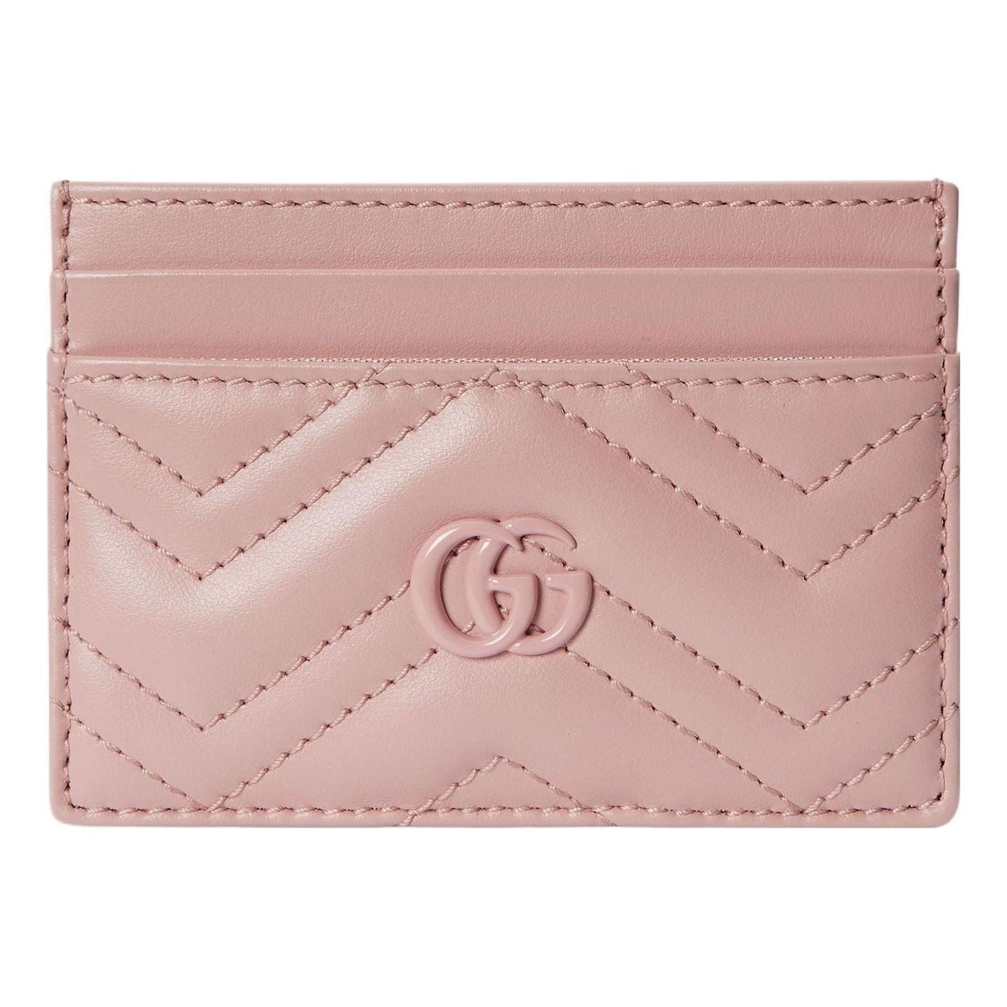 (WMNS) Gucci GG Marmont Matelasse Card Case 'Light Pink' 443127-AACX4-5909