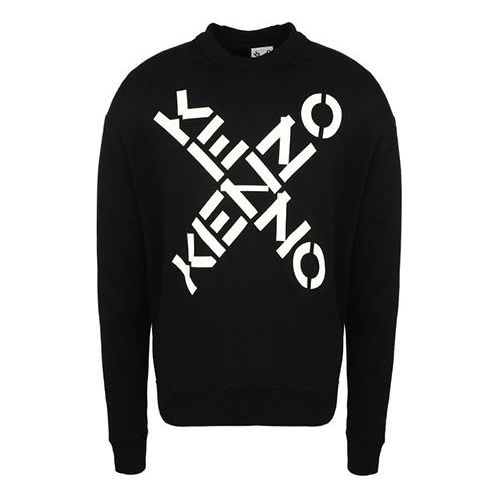 KENZO Logo Sweatshirt 'Black' FA65SW5214MS-99