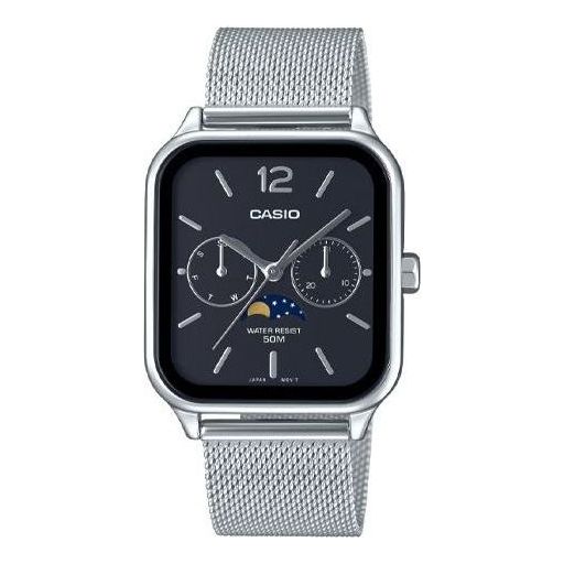 CASIO Monophase Quartz Stainless Steel ' Black Silver' MTP-M305M-1AV