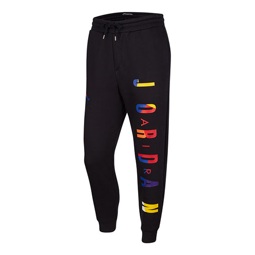 Air Jordan Sport Dna Slim Fit Bundle Feet Athleisure Casual Sports Pants Black DA6720-010