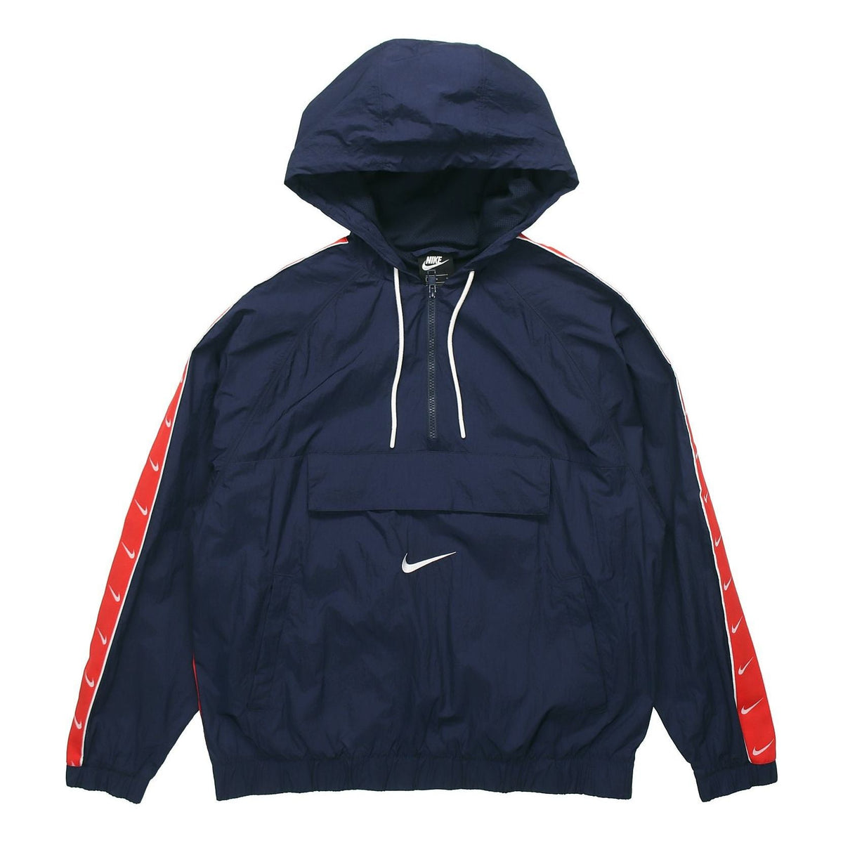 Nike Sportswear Big Swoosh Hooded Long Sleeve Color Block Jacket Cd0420-451 Colorblock CD0420-451