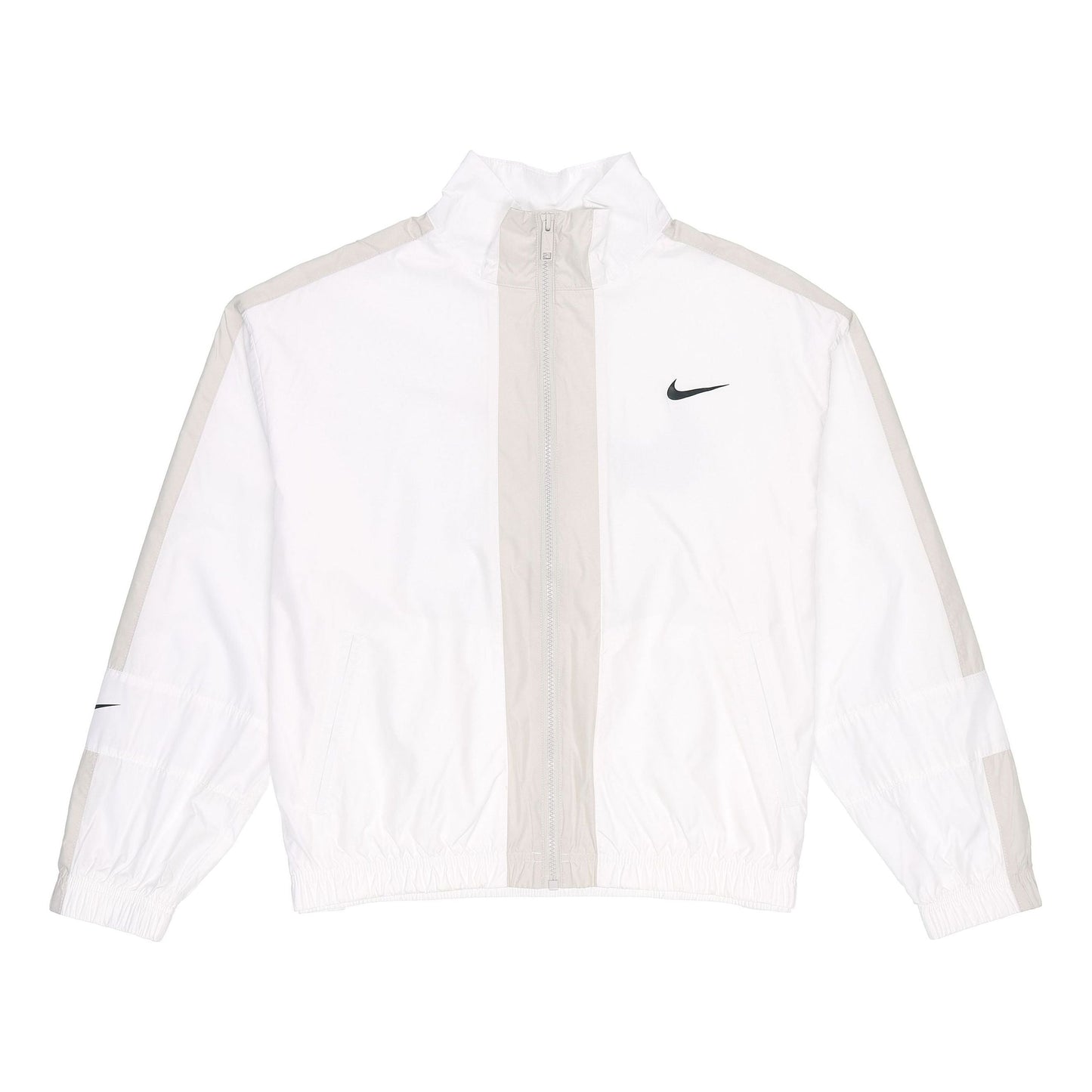 (WMNS) Nike Sportswear Repel Contrasting Colors Loose Woven Jacket Autumn White CZ8801-100