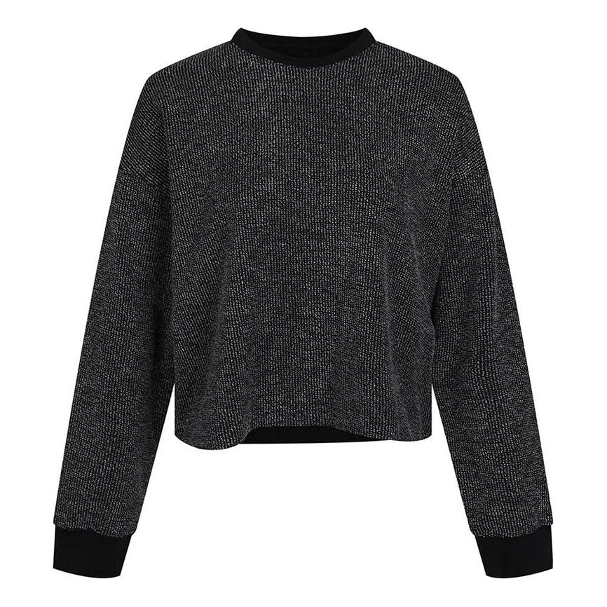 (WMNS) Nike As Yoga Stmt Cln Cover Up Round-neck Swea Black CU6339-010