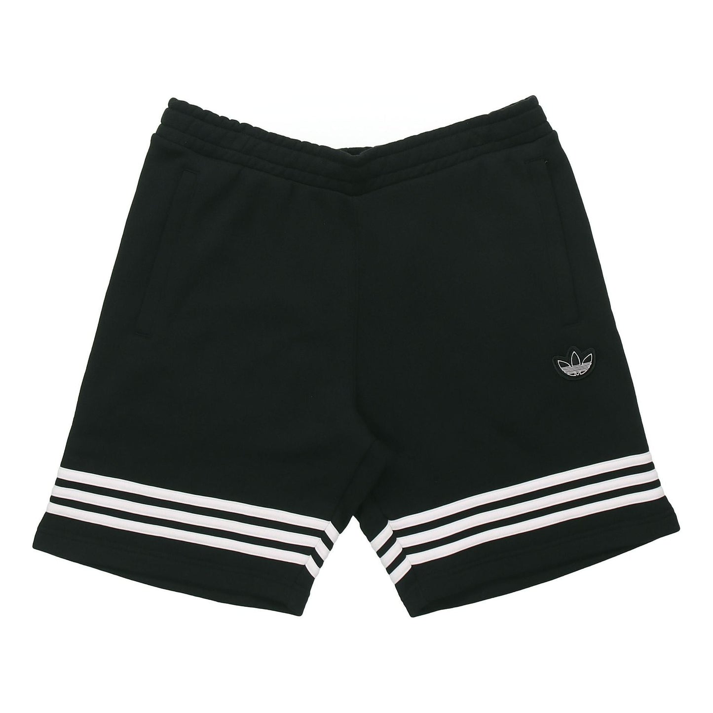 adidas originals Outline Short Hollow Out Logo Sports Shorts Black FM3877