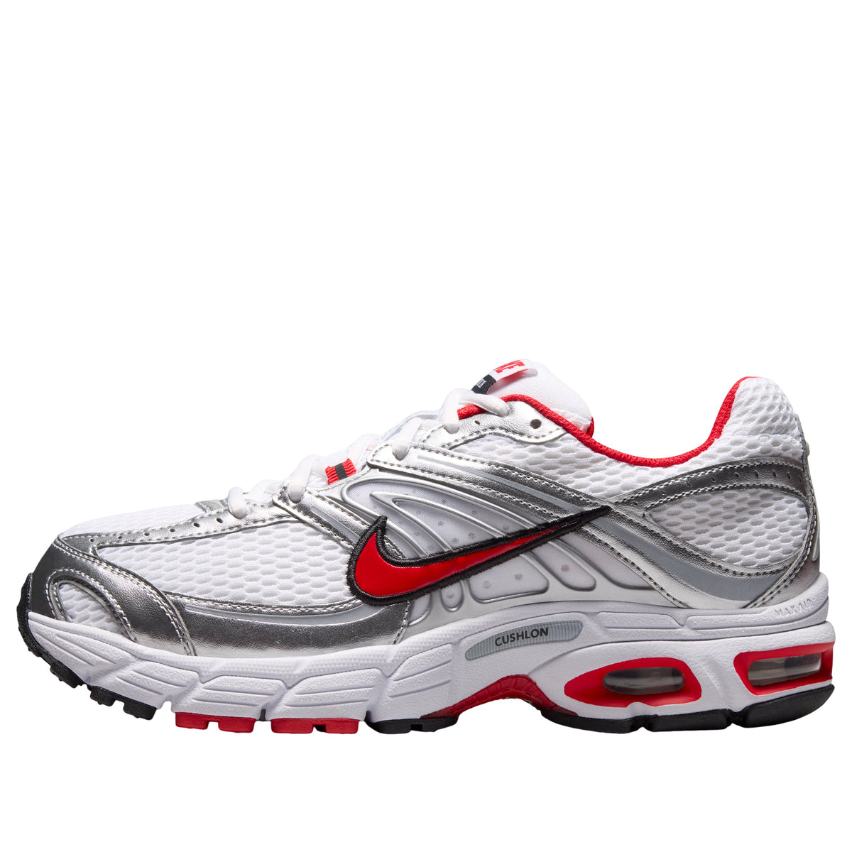 (WMNS) Nike Air Max Moto 2K 'White Metallic Silver University Red' HQ2056-112