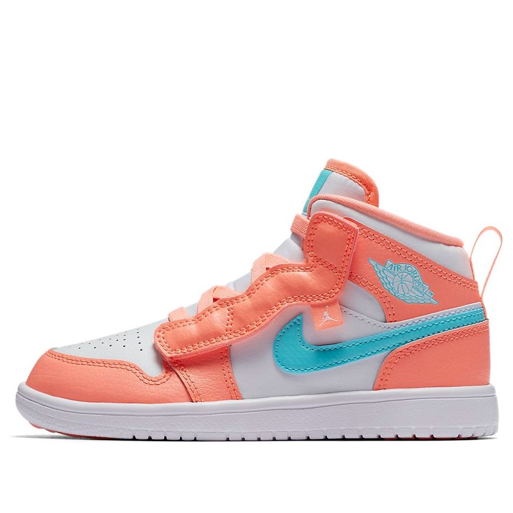 (PS) Air Jordan 1 Mid Alt 'White Orange' AT4612-814