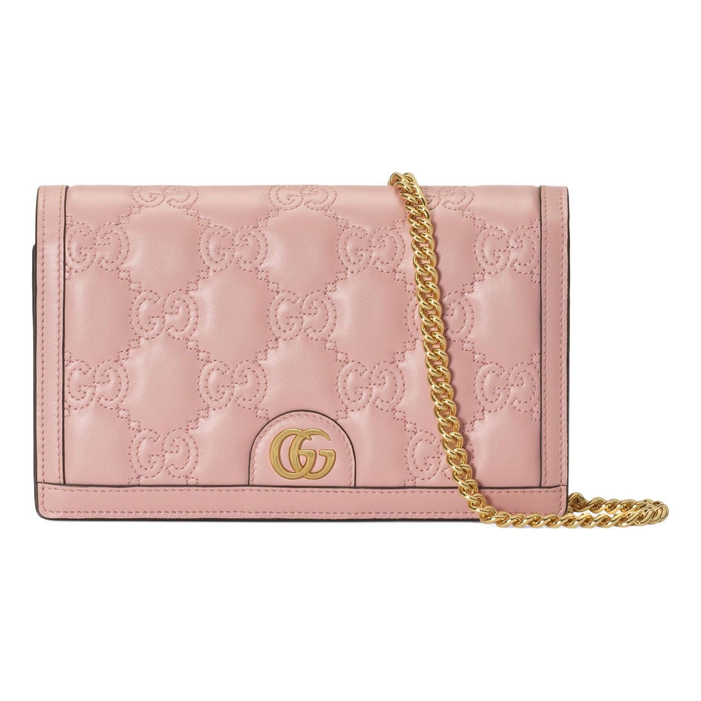 (WMNS) Gucci GG Matelass Chain Wallet 'Light Pink' 723787-UM8IG-5909
