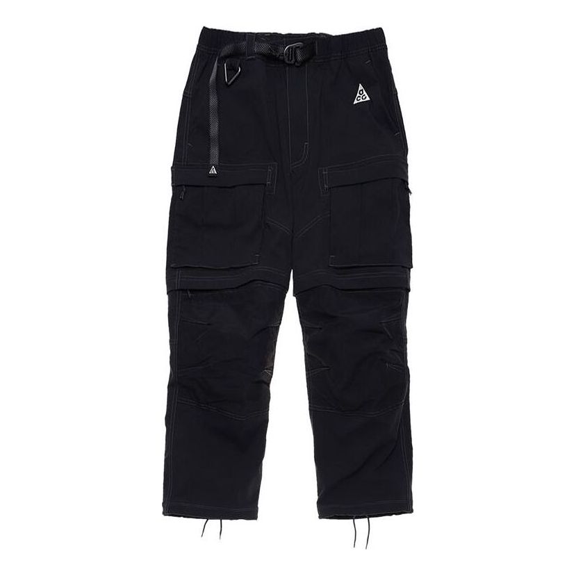 Nike x ACG Smith Summit Cargo Pocket Bundle Feet Breathable Casual Long Pants Black CV0656-011