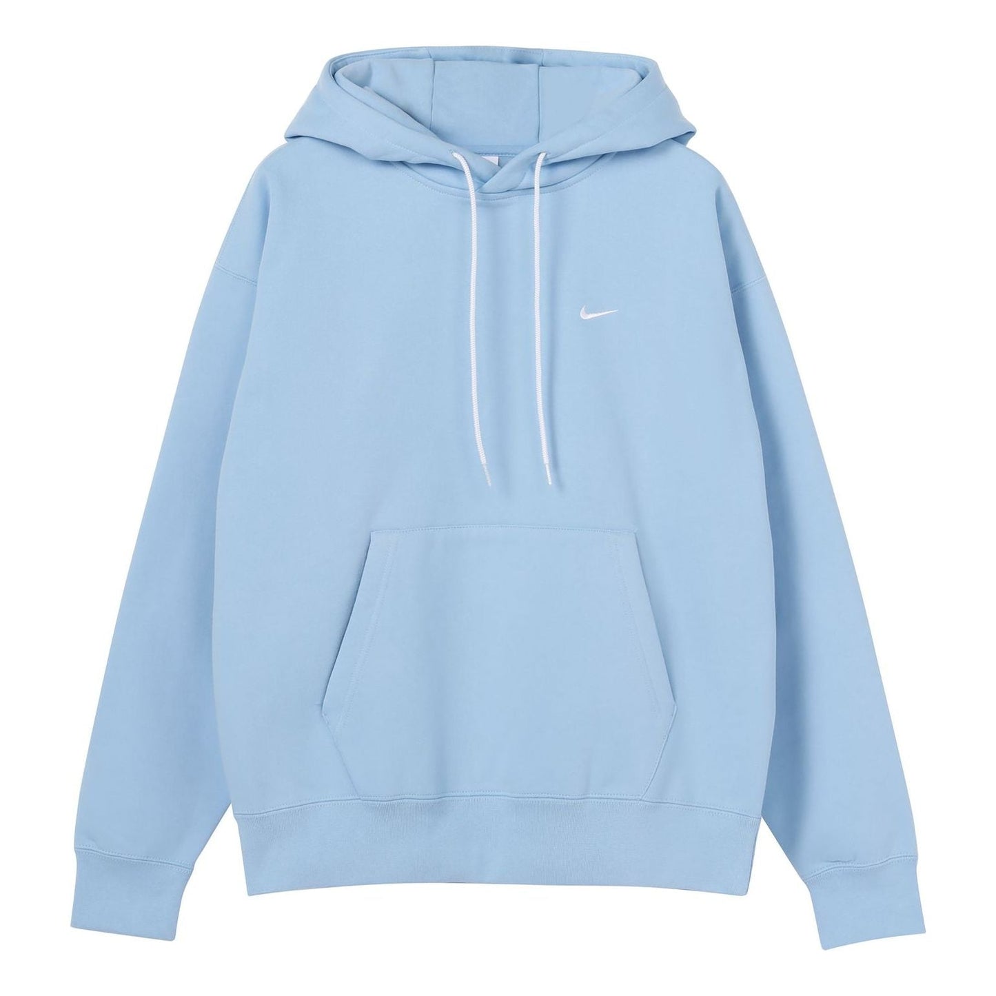 Men's Nike Logo Embroidered Solid Color Fleece Lined Blue DA0316-436