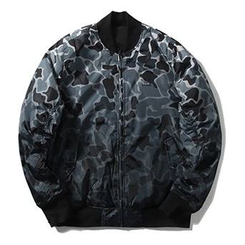 adidas originals GRAPHIC REV BOM Men's Cotton-padded Reversible Jacket Black DN8049