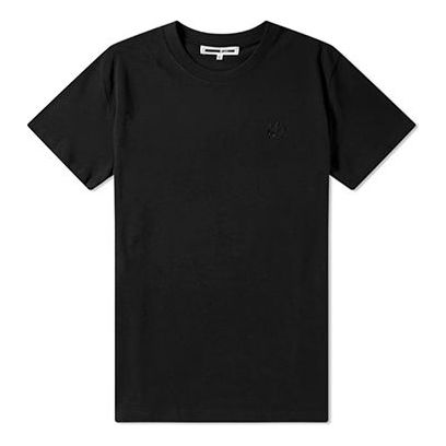 Men's McQ Alexander McQueen Embroidered Short Sleeve Black 277605-RMT74-1000