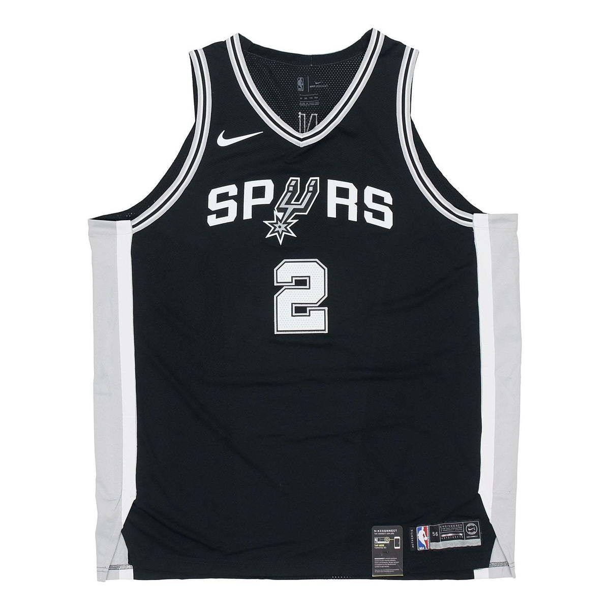 Nike NBA AU Player Edition San Antonio Spurs 2 Jersey 'Black' 863039-010