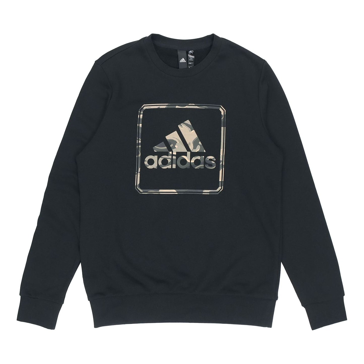 adidas MH Gfx Ft Bos Round Neck Logo Sports Black GM4477