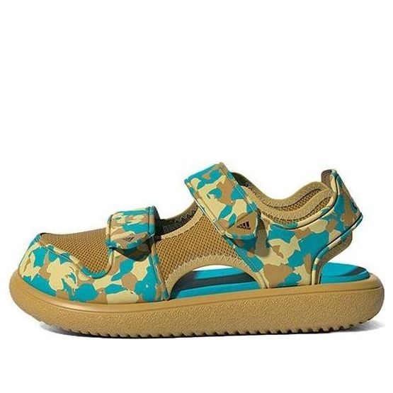 (TD) adidas Velcro Casual Sports Sandals Olive Green GZ1310