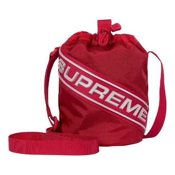 Supreme FW23 Small Cinch Pouch 'Red' SUP-FW23-0822