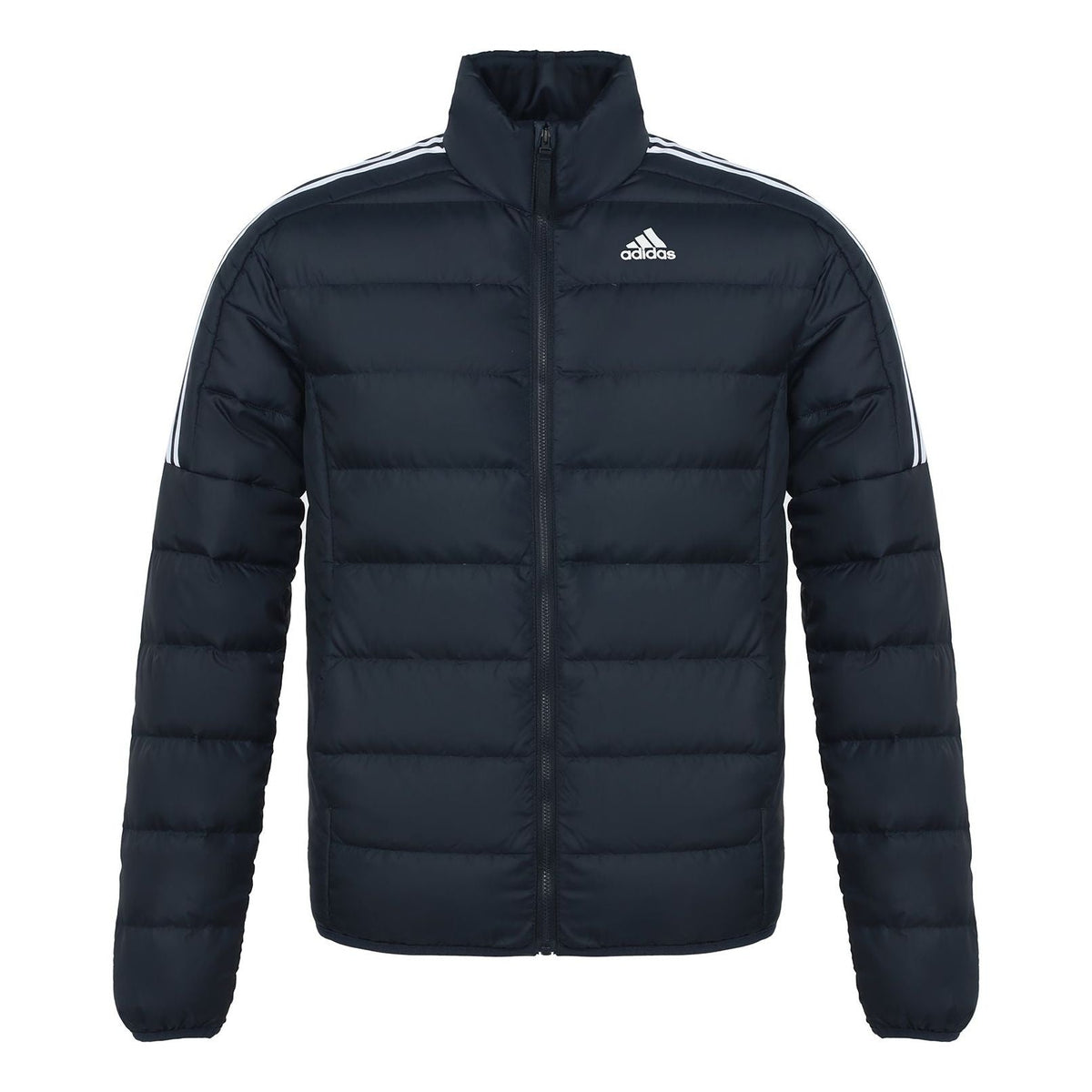 adidas Ess Down Logo Print, Warm, Casual Down Jacket Men's Legendary Ink Blue GH4594