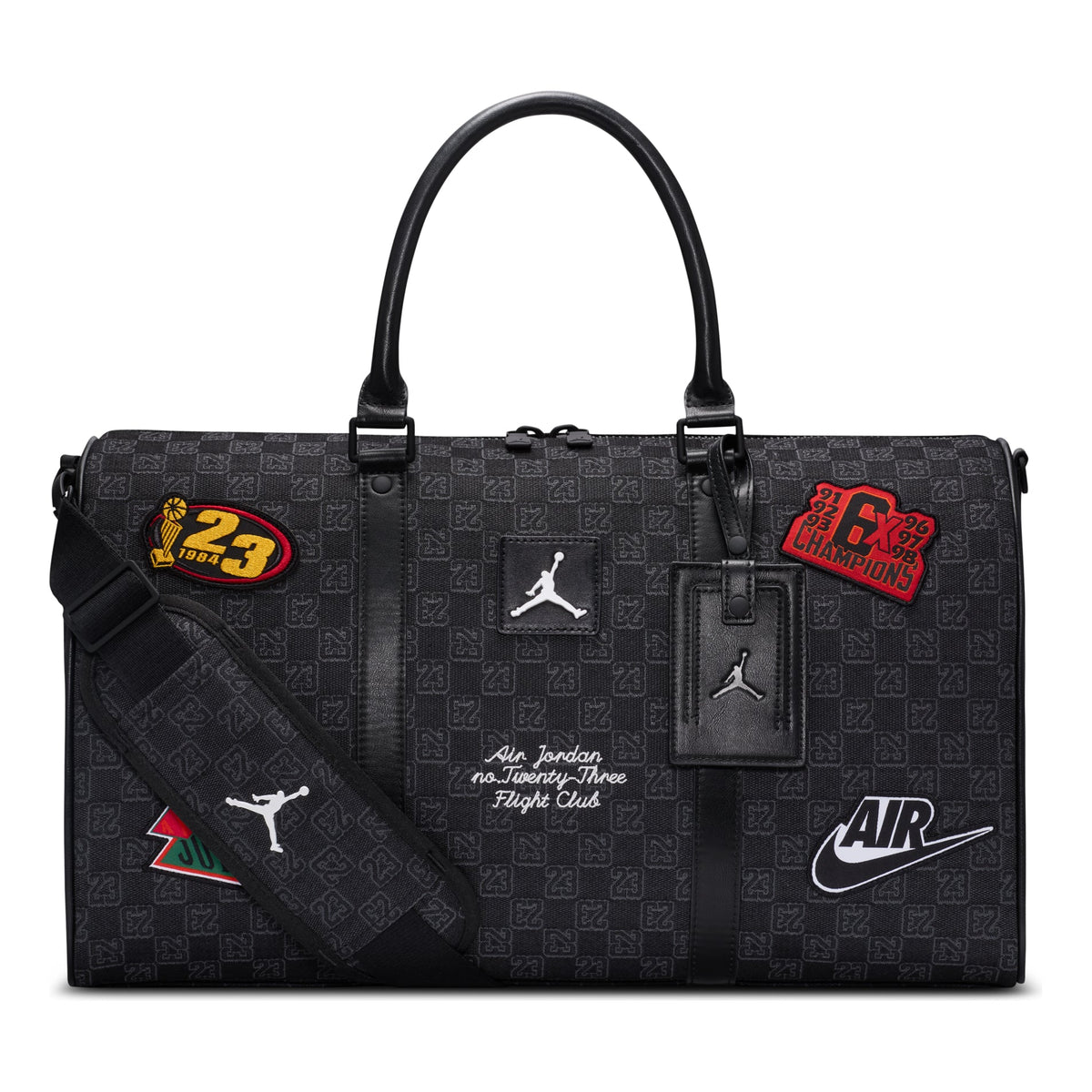 Jordan Monogram Duffle 'Black' IQ3207-010